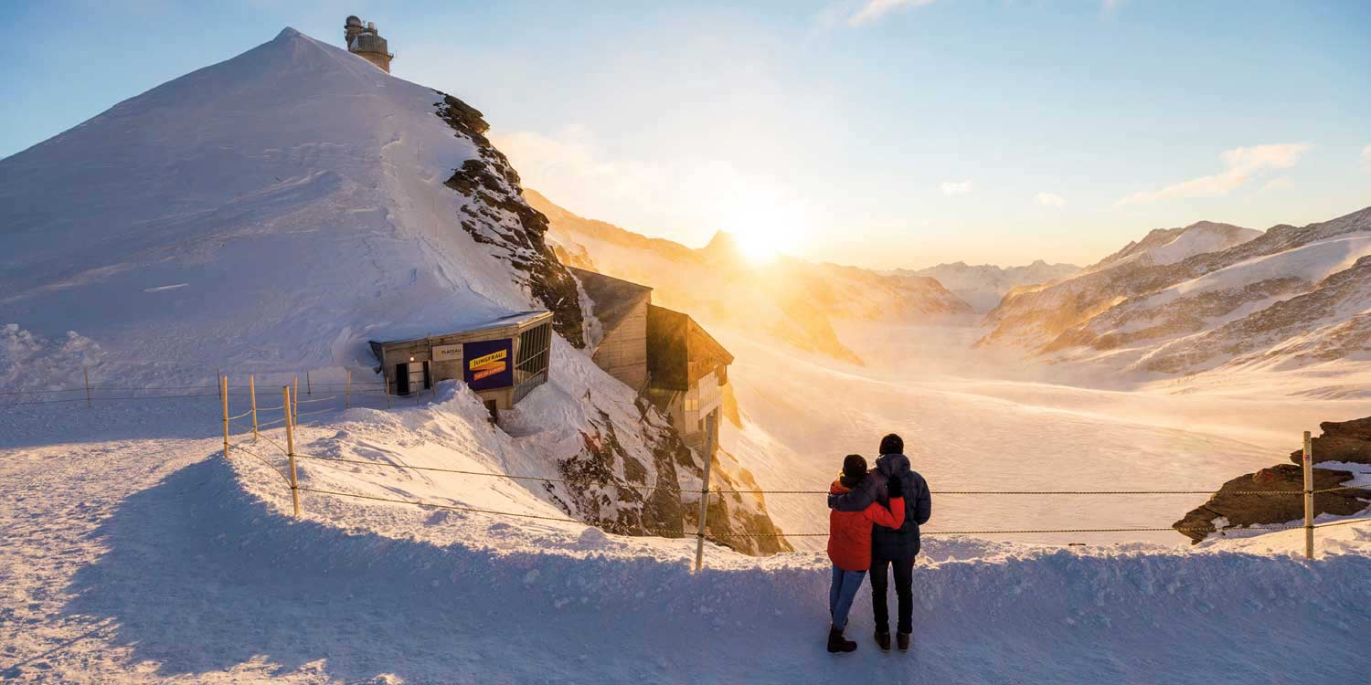 Marvel at the Aletsch Glacier from the ‘Top of Europe’